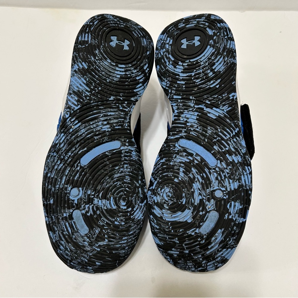 Under Armour Zone BB2 youth basketball shoes Blk/Blu size 6Y - Picture 4 of 5